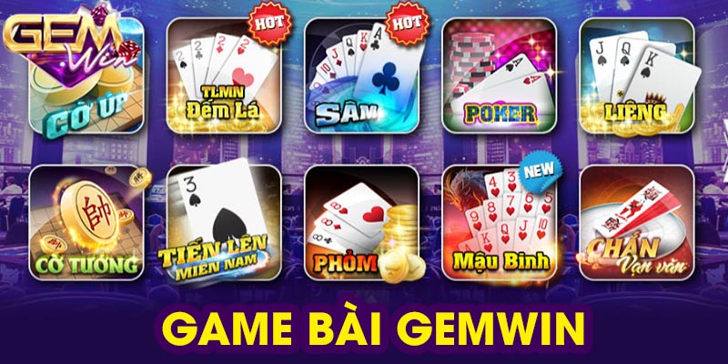 Điểm hấp dẫn tại sảnh game bài Gemwin